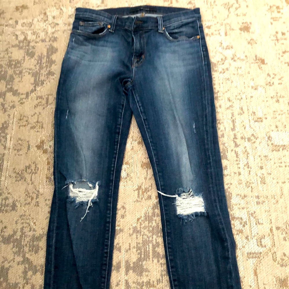 Jbrand Capri misfit with rips
